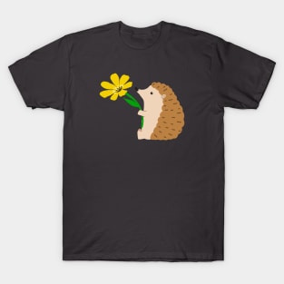 Hedgehog with a flower T-Shirt